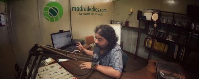 César González en Radio Madre De Dios, Perú
