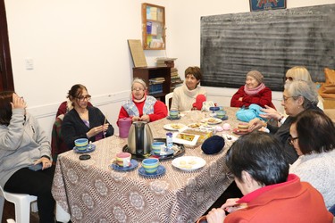 Crochet curso - Carmen Calama en Uruguay