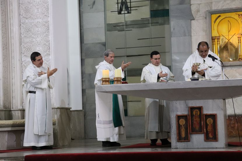 frailes triduo Santo Domingo de Guzmán