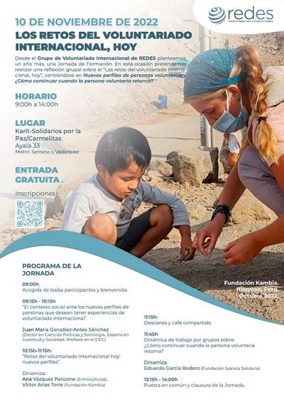 Jornada Voluntariado Internacional nov2022 cartel